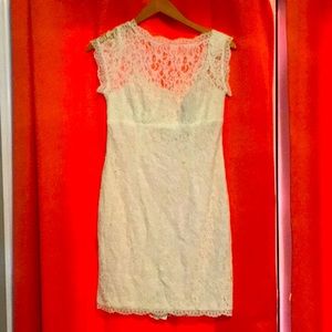 White wedding dress bought from David’s Bridal and only worn once.